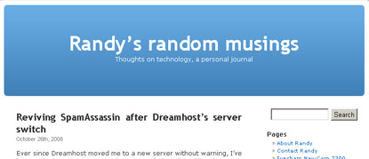 Randy's Blog