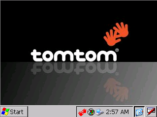 TomTom splash screen